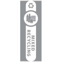 Waste Stream Label Mixed Recycling Kit for Slim Jim