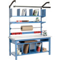 72&quot; x 30&quot; Complete Packaging Workbench Plastic Safety Edge