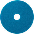 Global Industrial 18" Scrubbing Pad, Blue, 5 Per Case