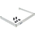 24&quot;W x 18&quot;D Poly-Z-Brite&#174; Three-Sided Wire Frame
