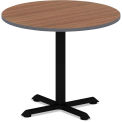 Alera Reversible Laminate Table Top, 35-1/2&quot; Round, Espresso/Walnut