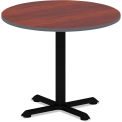 Alera Reversible Laminate Table Top, 35-1/2" Round, Medium Cherry/Mahogany