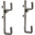 Accessory Square Hooks, 2-3/8&quot; Deep, for Industrial Service Carts, Structural Foam, 2/Pk