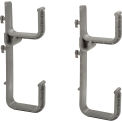 Accessory Square Hooks, 4-3/8&quot; Deep, for Industrial Service Cart, Structural Foam, 2/Pk