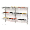 Wine Bottle Rack, Double Wide 6 Shelf Wall Mount 54 Bottle 72&quot;W x 14&quot;D x 34&quot;H