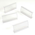 Clear Label Holder 3&quot;W x 1-1/4&quot;H With Paper Insert, 25 Piece