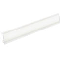 Clear Label Holder 12&quot;W x 1-1/4&quot;H With Paper Insert, 12 Piece