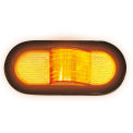 Buyers 5626209, 6&quot; Amber Oval Mid-Turn Signal-Side Marker Light Kit With 9 LED