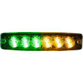 Buyers 8892210, 5.14&quot; Amber/Green Surface Mount Ultra-Thin LED Strobe Light