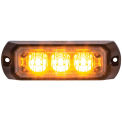 Buyers 8891400, 3.4&quot; Amber LED Mini Strobe Light With 3 LED