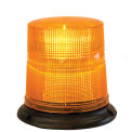 Buyers SL630A, Amber 3 LED Beacon Light With Tall Lens 6.75&quot; Diameter x 6.75&quot; Tall