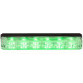Buyers 8892809, 5.19&quot; Green Low Profile Strobe for Narrow Grill Spacing With 6 LED