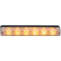 Buyers 8892800, 5.19&quot; Amber Low Profile Strobe for Narrow Grill Spacing With 6 LED