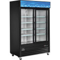 Nexel Merchandiser Refrigerator, 2 Door, 53.1"Wx31.9"Dx84.4"H