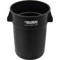 Global Industrial 44 Gallon Garbage Can, Black