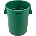 Global Industrial 55 Gallon Garbage Can, Green
