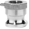 USA Sealing BULK-CGF-1, 1/2&quot; 316 Stainless Steel Type A Adapter with Threaded NPT Female End