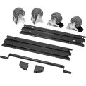 Global Industrial Handle And Wheel Kit For Modular Drawer Cabinet, Black, 30"W x 27"D