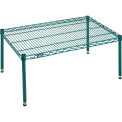 Nexel Poly-Green Wire Dunnage Rack, 36&quot;W x 21&quot;D x 14&quot;H