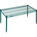 Nexel Poly-Green Wire Dunnage Rack, 36&quot;W x 18&quot;D x 14&quot;H