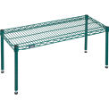 Nexel Poly-Green Wire Dunnage Rack, 36&quot;W x 14&quot;D x 14&quot;H