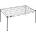Nexelate Silver Epoxy Wire Dunnage Rack, 36&quot;W x 21&quot;D x 14&quot;H