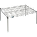 Nexelate Silver Epoxy Wire Dunnage Rack, 36&quot;W x 24&quot;D x 14&quot;H
