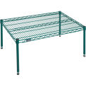 Nexel Poly-Green Wire Dunnage Rack, 36&quot;W x 24&quot;D x 14&quot;H