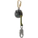 MSA Latchways&#174; Personal Fall Limiter, 10' Web, Single Leg, Snap Hook, 63013-00E