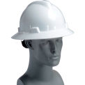 MSA V-Gard&#174; Hard Hats, Full Brim, Fas-Trac&#174; Suspension, White, 475369