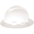 MSA V-Gard® Hard Hats, Full Brim, Fas-Trac® Suspension, Green, 475370