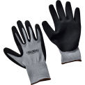 Ultra-Grip Foam Nitrile Coated Gloves, Gray/Black, Large - Pkg Qty 12