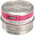 MSA 815179 Comfo&#174; Respirator Cartridges, Acid Gas/P100, 6/Box