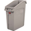 Rubbermaid Slim Jim Under-Counter Container, 13 Gallon, Gray, 2026695