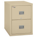 Fireking Fireproof 2 Drawer Vertical File Cabinet 2P1831-CPA, Letter, 17-3/4&quot;x31-9/16&quot;x27-3/4&quot;
