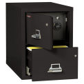 Fireking Fireproof 2 Drawer Vertical Safe-In-File, Legal, Black, 20-13/16&quot;Wx31-9/16&quot;Dx27-3/4&quot;H