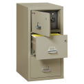 Fireking Fireproof 3 Drawer Vertical Safe-In-File, Legal, Pewter, 20-13/16&quot;Wx31-9/16&quot;Dx40-1/4&quot;H