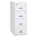 Fireking Fireproof 4 Drawer Vertical Safe-In-File, Legal, White, 20-13/16"Wx31-9/16"Dx52-3/4"H