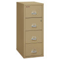 Fireking Fireproof 4 Drawer Vertical Safe-In-File, Legal, Sand, 20-13/16&quot;Wx31-9/16&quot;Dx52-3/4&quot;H