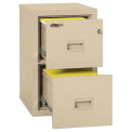 Fireking Fireproof 2 Drawer Vertical File Cabinet 2R1822-CPA, Legal-Letter, 17-3/4&quot;x22-1/8&quot;x27-3/4&quot;