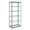 Global Industrial Heavy Duty Shelving 36"W x 18"D x 72"H With 6 Shelves, No Deck, Gray