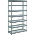 Global Industrial Extra Heavy Duty Shelving 48&quot;W x 18&quot;D x 84&quot;H With 7 Shelves, Wire Deck, Gry