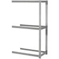 Global Industrial Expandable Add-On Rack 96x36x84, 3 Levels No Deck 800 Lb. Cap Per Level, GRY