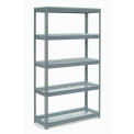 Global Industrial Extra Heavy Duty Shelving 48&quot;W x 24&quot;D x 60&quot;H With 5 Shelves, Wire Deck, Gry