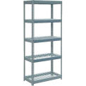 Global Industrial Extra Heavy Duty Shelving 36"W x 18"D x 60"H With 5 Shelves, Wire Deck, Gry