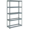 Global Industrial Extra Heavy Duty Shelving 48&quot;W x 12&quot;D x 72&quot;H With 5 Shelves, No Deck, Gray