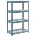 Global Industrial Extra Heavy Duty Shelving 48&quot;W x 12&quot;D x 72&quot;H With 4 Shelves, Wire Deck, Gry