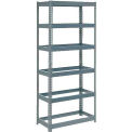 Global Industrial Extra Heavy Duty Shelving 36&quot;W x 12&quot;D x 72&quot;H With 6 Shelves, No Deck, Gray