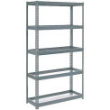 Global Industrial Extra Heavy Duty Shelving 48&quot;W x 24&quot;D x 72&quot;H With 5 Shelves, No Deck, Gray