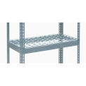 Global Industrial Additional Shelf Level Boltless Wire Deck 48"Wx12"D, 1500 lbs. Capacity, GRY
